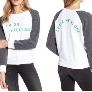 WILDFOX I'm On Vacation Sweatshirt
